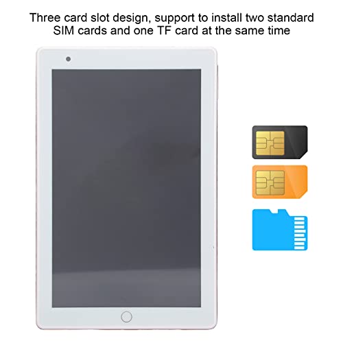 Yoidesu 8in Tablet PC, MTK6592 HD Tablet Octa Core Dual SIM Dual Standby Three SIM Slot for (Silver)