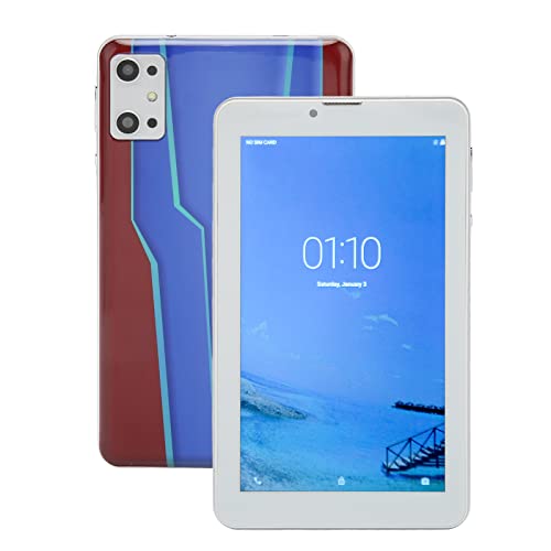 LEYT Office Tablet, US Plug 100‑240V Octa Core 7 Inch LCD Dual SIM Dual Standby Travel Tablet PC (US Plug)