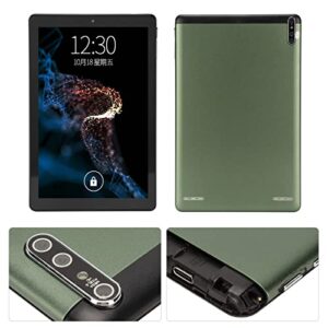 10.1 Inch Tablet, Front 5MP Back 13MP Green 1960x1080 IPS HD Tablet 8 Core 2.5GHZ 11.0 for Photography (US Plug)