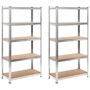 zqqlvoo multi-purpose tool holder storage shelf shoe storage rack light duty garage storage indoor and outdoor,shelving unit for your kitchen, office, garage, and more,heavy-duty storage rack 2 pcs