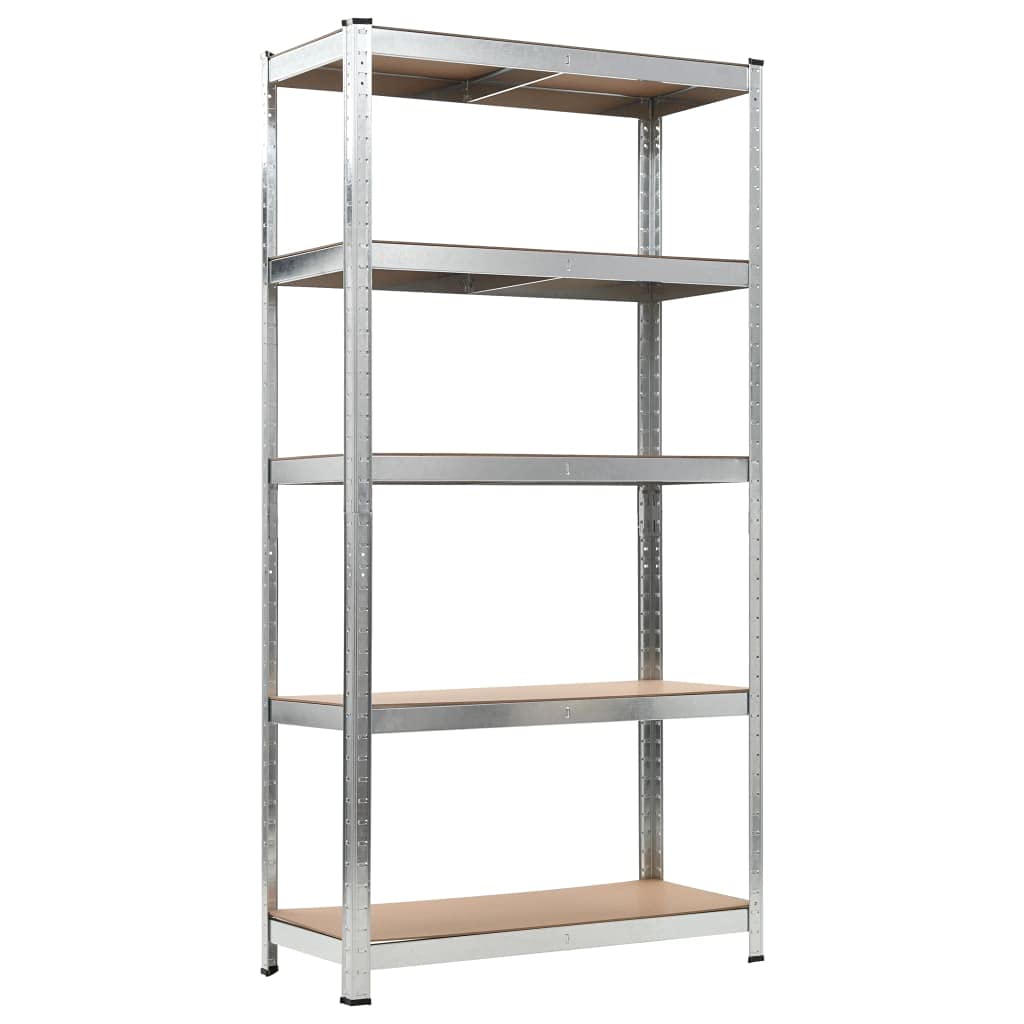 ZQQLVOO Multipurpose Shelf Display Rack,Garage Storage Shelving,Shelves for Storage Shelving,Garage Shelves, Basement Shelving Utility Shelf Rack,Storage Shelves 2 pcs 35.4"x15.7"x70.9" MDF