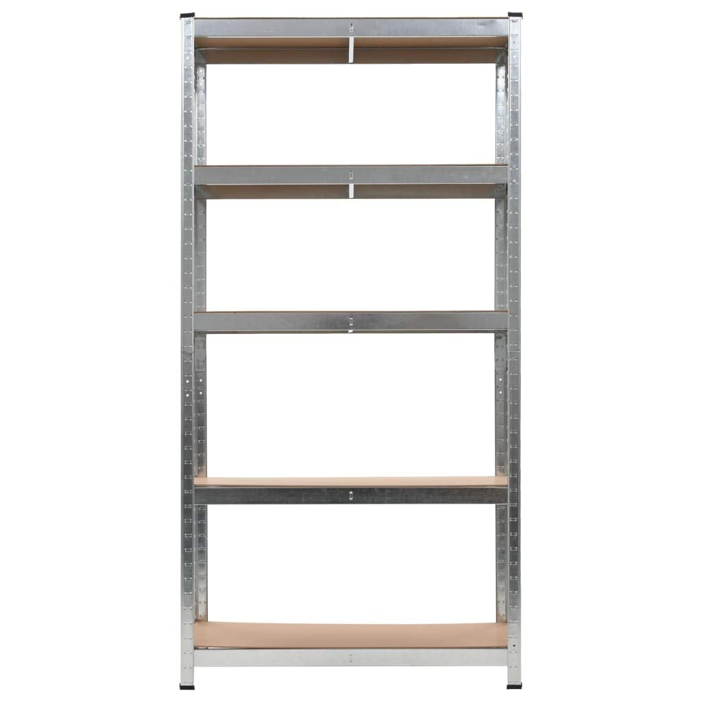 ZQQLVOO Multipurpose Shelf Display Rack,Garage Storage Shelving,Shelves for Storage Shelving,Garage Shelves, Basement Shelving Utility Shelf Rack,Storage Shelves 2 pcs 35.4"x15.7"x70.9" MDF