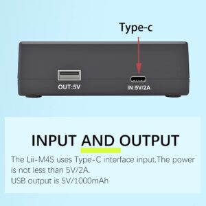 LiitoKala Lii-M4S 18650 Battery Charger Smart Universal Charger LCD Display for 26700 18650 26650 21700 AA Touch Button LCD Display Test The Battery Capacity