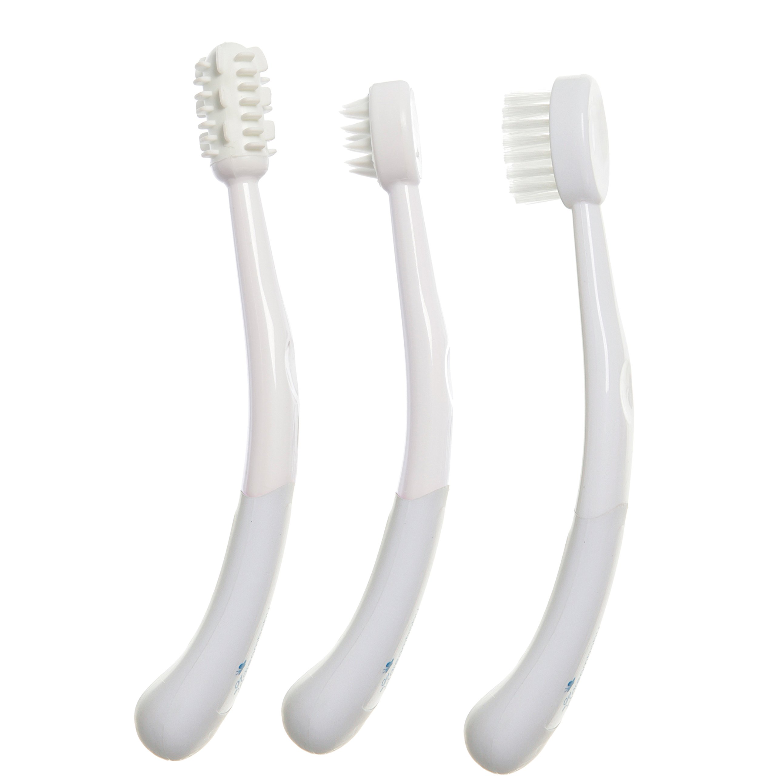 Dreambaby Toothbrush Set 3 Stage, White (Pack of 2)