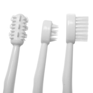 Dreambaby Toothbrush Set 3 Stage, White (Pack of 2)