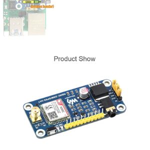 R800C GSM/GPRS HAT for Raspberry Pi Series & Jetson Nano, Support 2G Communication, Phone Call & SMS