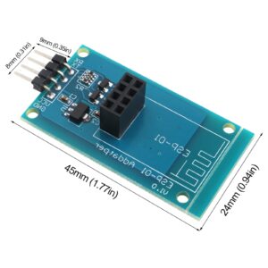 DiGiYes 3Pcs ESP8266 Serial Wi-Fi Wireless ESP-01 Adapter Module 3.3V 5V Compatible for Arduino