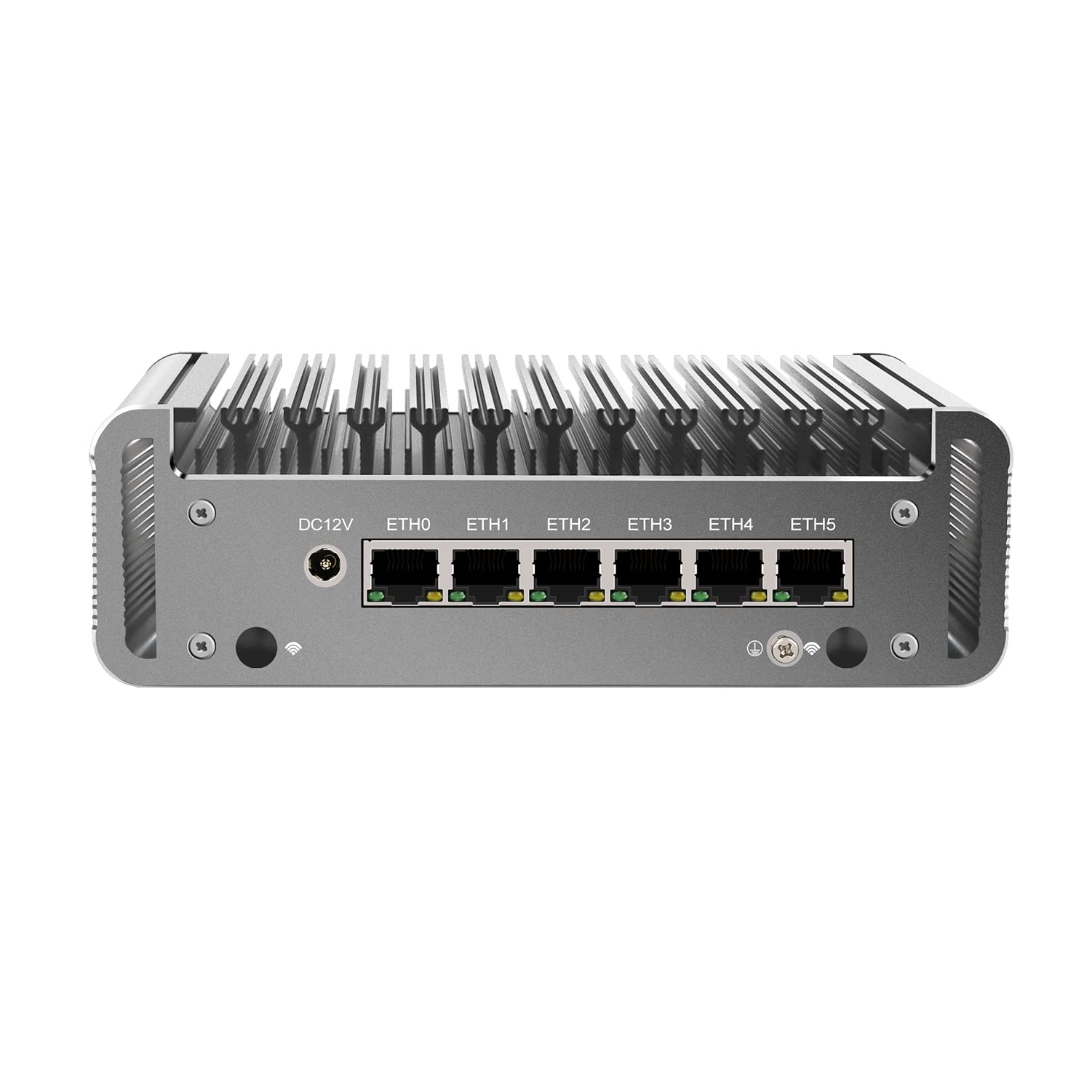 Micro Firewall Appliance, Mini PC, VPN, Router PC, Intel I7 1165G7, HUNSN RJ17a, AES-NI, 6 x Intel 2.5GbE I226-V LAN, COM, HDMI, Sim Slot, Barebone, NO RAM, NO Storage, NO System