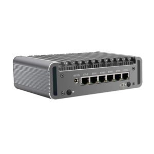 Micro Firewall Appliance, Mini PC, VPN, Router PC, Intel I7 1165G7, HUNSN RJ17a, AES-NI, 6 x Intel 2.5GbE I226-V LAN, COM, HDMI, Sim Slot, Barebone, NO RAM, NO Storage, NO System