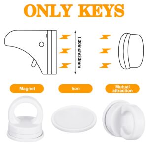 4 Sets Magnetic Cabinet Locks Keys Baby Proofing Child Safety Magnet Drawer Replacement Keys Universal Magnetic Key for Drawers and Cabinets (Locks Not Included)