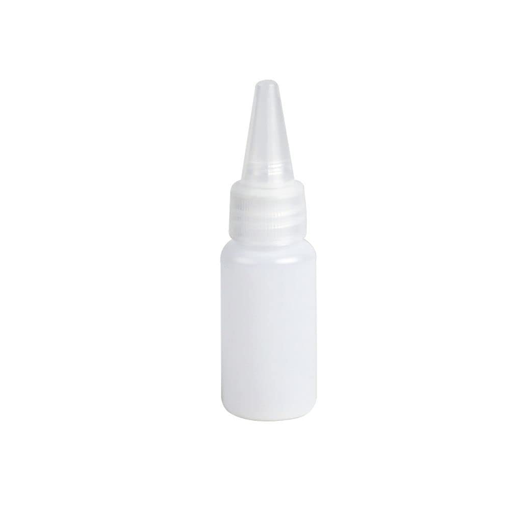 10 Pcs Empty Dropper Bottles, Mini Squeeze Bottles, Plastic Storage Container with Caps, Small Sample Bottle for Decorating(30ml-no Scale)