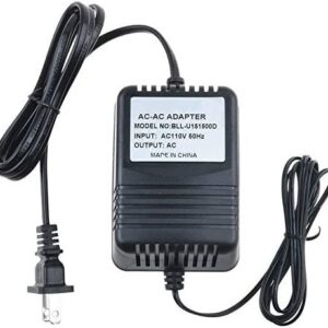 Parthcksi 12V AC/AC Adapter Compatible with TDC Power DA-20-12 DA-20-12W DA-2012 DA-2012W TOC DA2012 DA2012W TDCPower Class 2 Transformer 12VAC Power Supply Cord Battery (with Barrel Round Tip.)