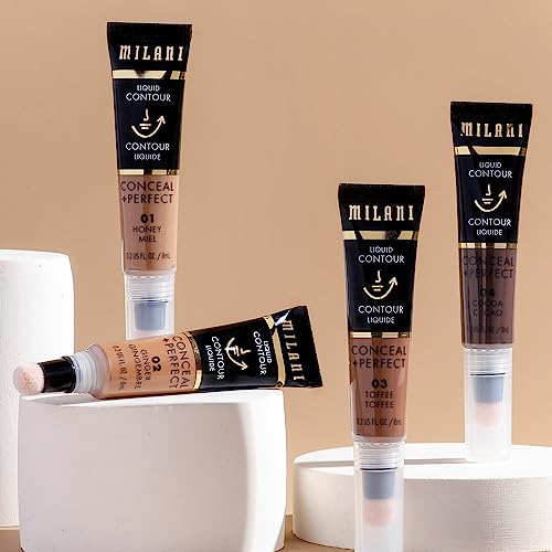 Milani Conceal + Perfect Liquid Contour for Added Definition, Face Lift Collection - Ginger