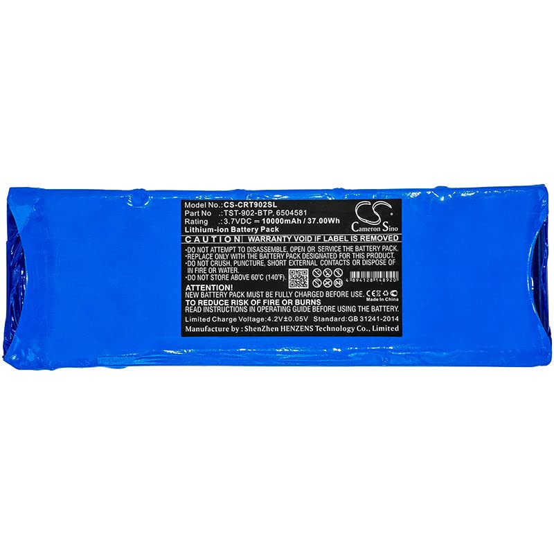 VI VINTRONS Battery for Crestron TST-902, 6504581, BL1880F6835661S5PG9T, TST-902-BTP,