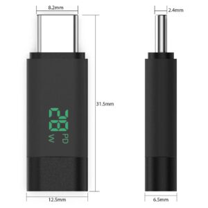 HIEbee 2Pack USB C Extender Adapter 3.2/40Gbps Short Dock Extension Type-C 8K@60Hz PD 28W Type-C Male to Female Thunderbolt QC & Data Transfer for USB-C Devices