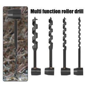 Altsuceser High Hardness Auger Bit, Multifunctional Drill Bit, Woodworking Drill for Metal Workshop Equipment Black 25