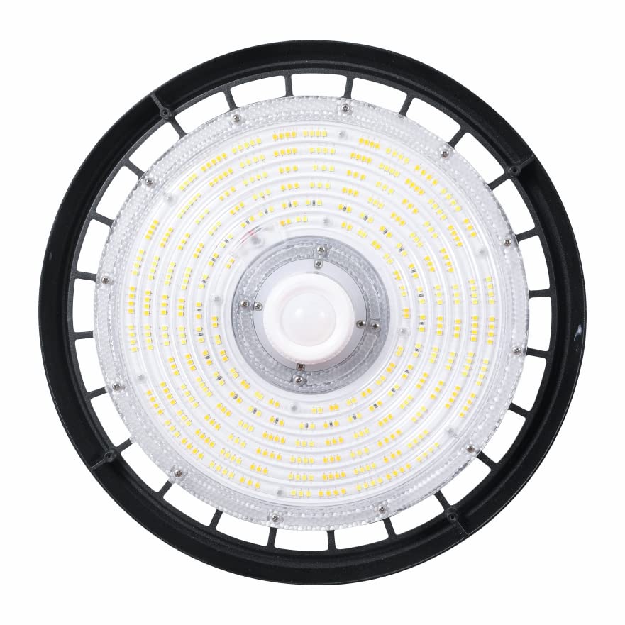 Auroriv UFO LED High Bay Light 150W|21000lm|3000,4000,5000k|3CCT,AC100-277V/347V(0-10V dimming),3.8' Cable with US Plug for Commercial Warehouse, 5-Year Warranty