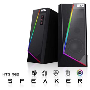 HP G3 Gaming Desktop PC, Intel Core i5 6th Gen, AMD RX 550 Graphics, 32GB RAM, 512GB SSD + 1TB HDD, MTG 27 Inch Monitor, RGB Keyboard Mouse, Speaker, Webcam, WiFi, Win 10 Pro (Renewed)