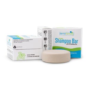 Dermaharmony 2% Pyrithione Zinc Shampoo Bar for dandruff and seborrheic dermatitis - Fragrance Free (4 Oz)