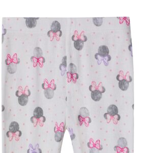 Disney Baby Girls' Minnie Mouse Snug Fit Cotton Pajamas (24 months, Minnie Bow)