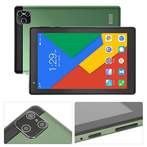 Yoidesu 8 Inch Tablet, Kids Tablet 2G RAM 32G ROM 5G WiFi Dual Band, 3G Internet Calling Tablet PC Childrens Tablet for 10 100‑240V (US Plug)