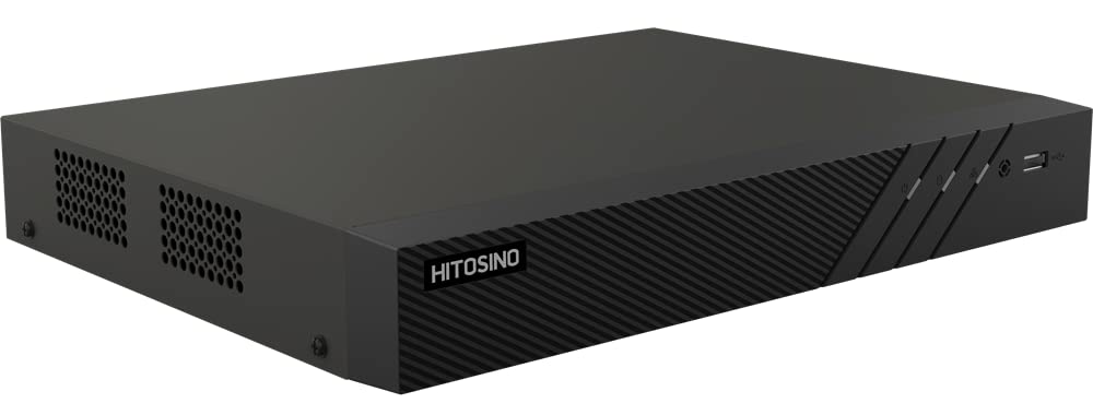 4K 8CH POE NVR, HITOSINO 8MP OEM NVR Compatible for HITOSINO IP Cameras for 24/7 Recording, H.265+, iVMS4200,1 SATA Up to 8TB(No HDD)