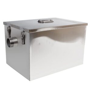 Grease Interceptor Commercial Grease Trap Detachable for Cafeteria Restaurant Commercial Use US Shipment 3-5 Days Delivery