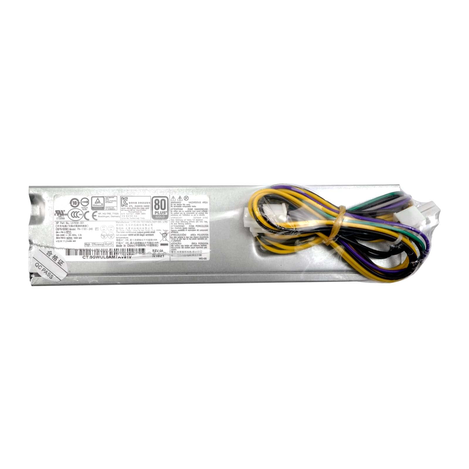 Power Supply Replacement for HP ProDesk 400 G5 180W SFF L07658-001 PA-1181-3HB L08404-002 D18-180P1A