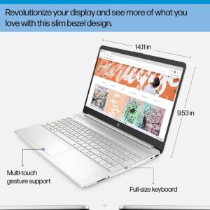 HP [Windows 11 Pro] 15 15.6" HD Business Laptop Computer, 8-Core AMD Ryzen 7 5700U (Beats i7-1180G7), 16GB RAM 512GB PCIe SSD, AMD Radeon Graphics, Wi-Fi 6, Bluetooth 5.2, w/Hub