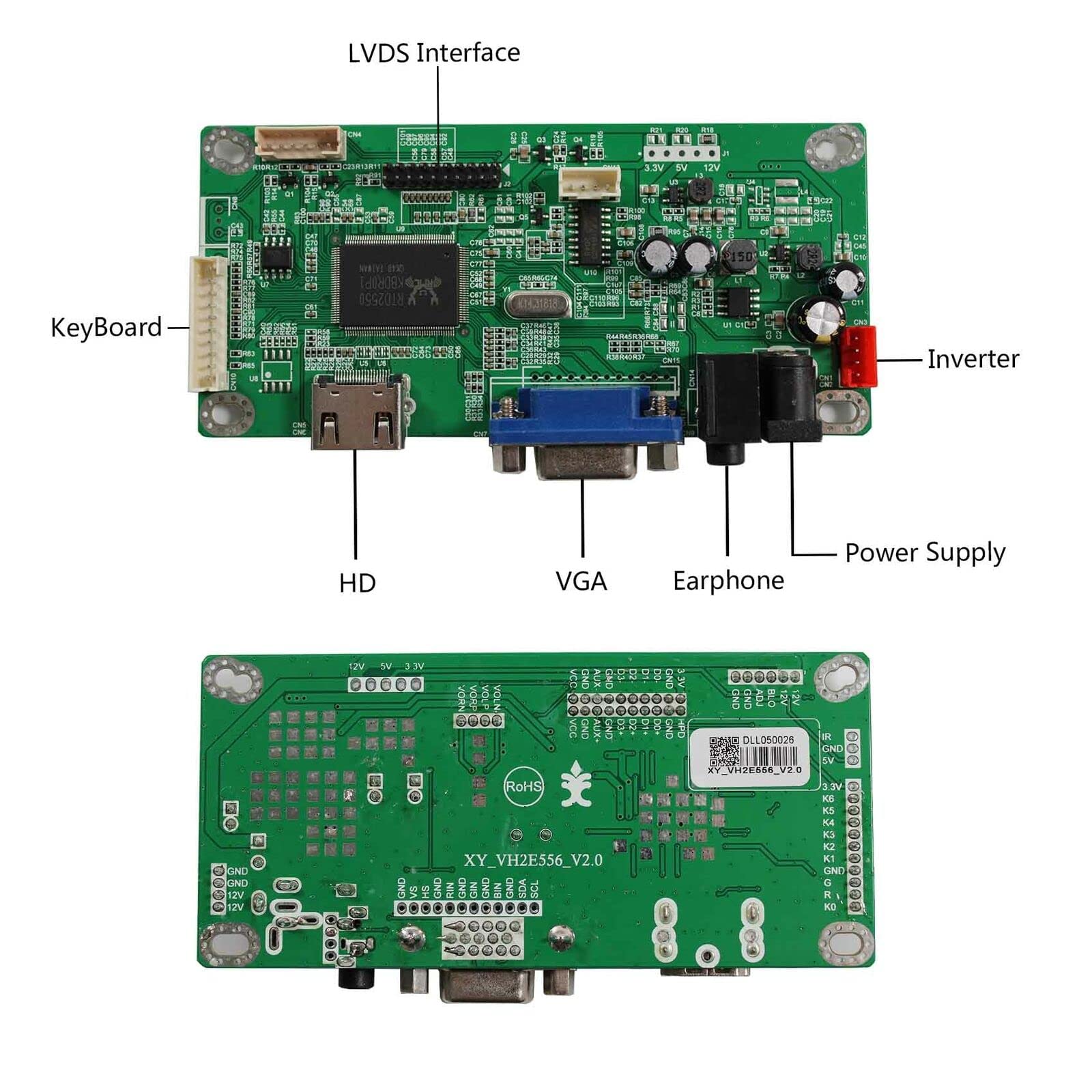 A-MIND 27" 2560x1440 for LM270WQ1-SDE3 A1312 (Mid 2011) TFT-LCD Screen HDMI VGA Controller Board