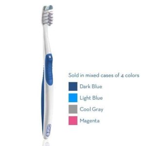 Oral-B Cross Action Gentle Clean Manual Toothbrush 35 Extra Soft (Colors Vary) - 1 Count