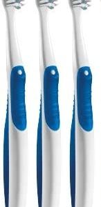 Oral-B Cross Action Gentle Clean Manual Toothbrush 35 Extra Soft (Colors Vary) - Pack of 3