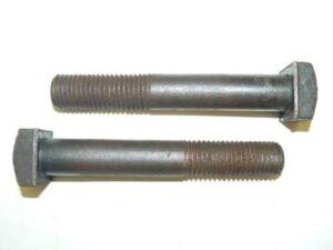 7/8"-9 x 5 1/2" square head machine bolts - plain steel finish - lot of 5 pcs. hq