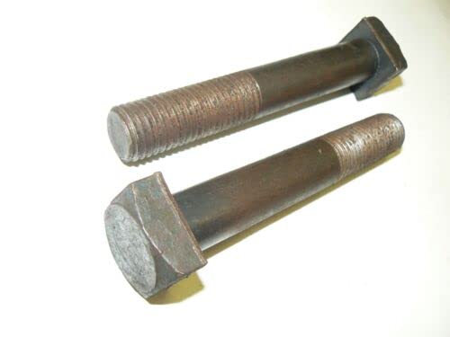 7/8"-9 x 5 1/2" Square Head Machine Bolts - Plain Steel Finish - Lot of 5 Pcs. HQ