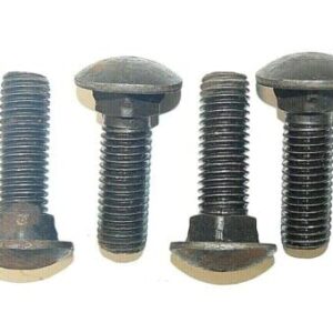 5/8"-11 x 2" Carriage Bolts - Grade-2 - Plain Finish - LOT of 15 Pcs. FT HQ