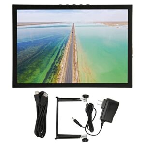 Shanrya Small Portable Multifunction Monitor with 1920 X 1280 Resolution and Integrated IPS Screen (US Plug)