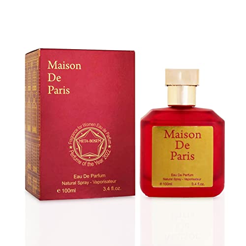 META-BOSEM Mason de Paris+Parisian Oud+Blanc Edition Women Perfume Collection, Eau de Parfum Natural Spray - Fresh Scent - Holiday Gift Set (Pack of 3) Each 3.4 Fl Oz, Total 10.2 Fl Oz