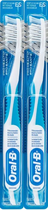 Oral-B Cross Action Gentle Clean Manual Toothbrush 35 Extra Soft (Colors Vary) - Pack of 2