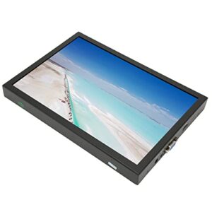 Shanrya Small Portable Multifunction Monitor with 1920 X 1280 Resolution and Integrated IPS Screen (US Plug)