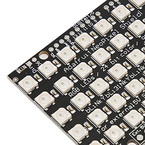 Naroote Color Light Development Board, 40 Bit WS2812B 5050 RGB LED Full Color Integrated Controller for Bars