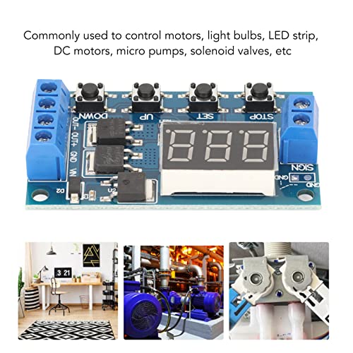 Dual MOS Tube Control Module, Professional High Power Dual MOS Tube Control Board 5-30V Sleep Mode Reverse Polarity Protection for Smart Home for LED Light