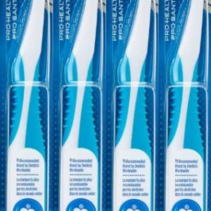 Oral-B Cross Action Gentle Clean Manual Toothbrush 35 Extra Soft (Colors Vary) - Pack of 4