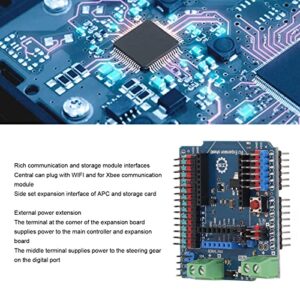 Sensor Expansion Module, Sensor Expansion Board 3.3V 5V 3P 14 Digital 6 Analog Ports Practical Plug and Play Support External Power Supply for DIY