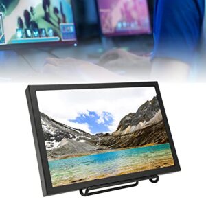 Shanrya Small Portable Multifunction Monitor with 1920 X 1280 Resolution and Integrated IPS Screen (US Plug)