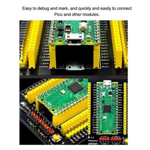 Sanpyl Expansion Board for Pi SWD Debugging Smart Control, 40Pin Quick Connection No Welding Quick Connection Development Board with Reset Button