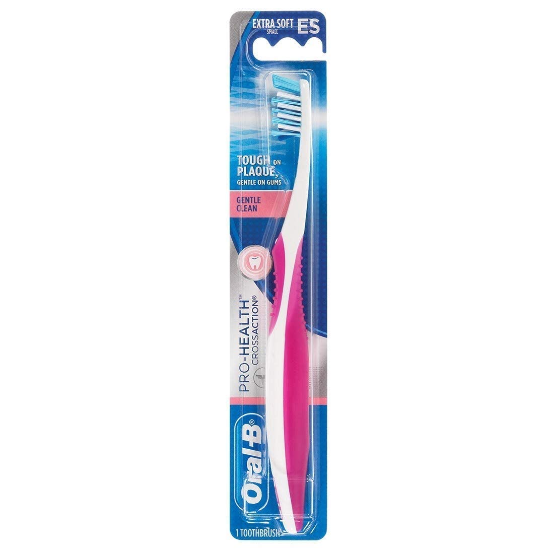 Oral-B Cross Action Gentle Clean Manual Toothbrush 35 Extra Soft (Colors Vary) - Pack of 2