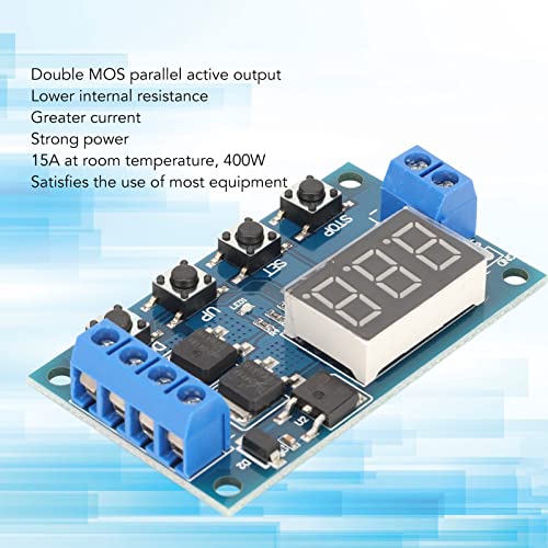 Dual MOS Tube Control Module, Professional High Power Dual MOS Tube Control Board 5-30V Sleep Mode Reverse Polarity Protection for Smart Home for LED Light