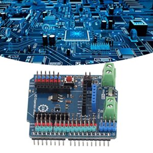 Sensor Expansion Module, Sensor Expansion Board 3.3V 5V 3P 14 Digital 6 Analog Ports Practical Plug and Play Support External Power Supply for DIY