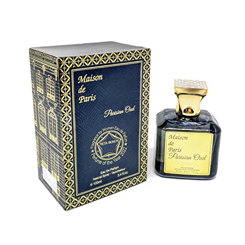 META-BOSEM Mason de Paris+Parisian Oud+Blanc Edition Women Perfume Collection, Eau de Parfum Natural Spray - Fresh Scent - Holiday Gift Set (Pack of 3) Each 3.4 Fl Oz, Total 10.2 Fl Oz