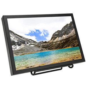 shanrya small portable multifunction monitor with 1920 x 1280 resolution and integrated ips screen (us plug)